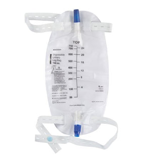 McKesson - Urinary Leg Bag Anti-Reflux Valve Sterile 750 mL Vinyl - 4602