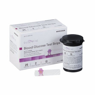 QUINTET AC - Blood Glucose Test Strips Quintet AC 50 Strips per Box Minimal sample size of 1 μL For Quintet AC Blood Glucose Monitor - 5059