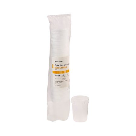 McKesson - Specimen Container 120 mL (4 oz.) Without Closure NonSterile - 561