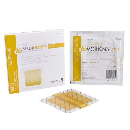 MEDIHONEY HCS - Wound Dressing 4-1/2 X 4-1/2 Inch Square - 31744