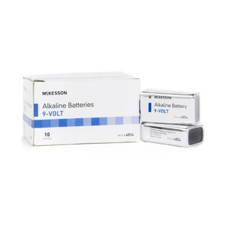 McKesson - Alkaline Battery 9V Cell 9V Disposable 10 Pack - 4854