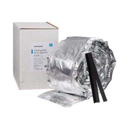 McKesson - Padded Splint Roll 4 Inch X 15 Foot Fiberglass White - 1304