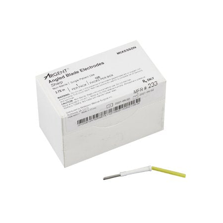 McKesson Argent - Dermal Tip Electrode Stainless Steel Blunt Angled Blade Tip Disposable Sterile - 236