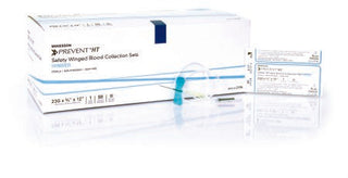 McKesson Prevent - Blood Collection Set 23 Gauge 3/4 Inch Needle Length Safety Needle 12 Inch Tubing Sterile - 2194