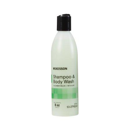 McKesson - Shampoo and Body Wash 8 oz. Flip Top Bottle Cucumber Melon Scent - 53-27903-8