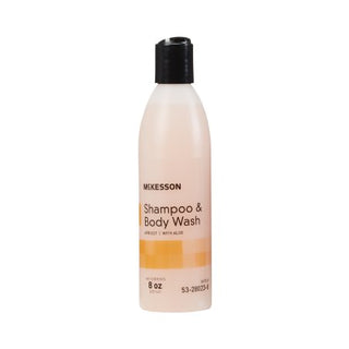 McKesson - Shampoo and Body Wash 8 oz. Flip Top Bottle Apricot Scent - 53-28023-8