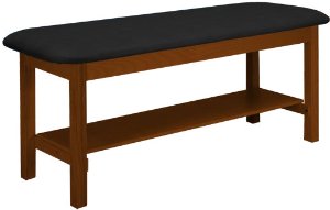 McKesson - H-Brace Exam Table Fixed Height - 2064F-BLKDCHRY