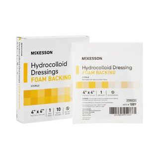 McKesson - Hydrocolloid Dressing 4 X 4 Inch Square Sterile - 1889