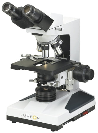 McKesson LUMEON - Hematology Microscope Binocular Head 4X, 10X, 40X, 50X Oil and 100X Oil Achromatic Objectives - 597