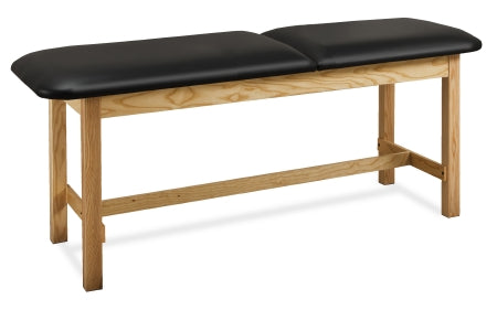McKesson - H-Brace Exam Table Fixed Height - 2061-BLKNAT