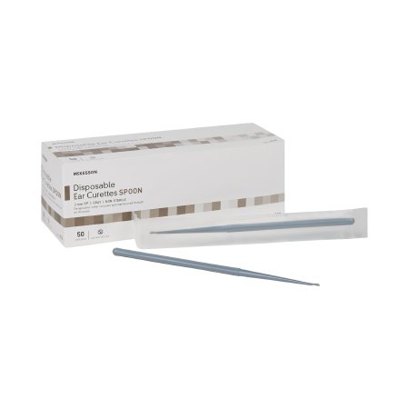 McKesson - Ear Curette Handle with Grooves 2 mm Tip Cup Tip - 532