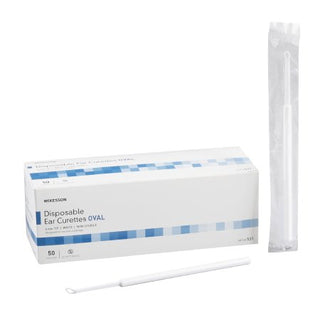 McKesson - Ear Curette Handle with Grooves 4 mm Tip Oval Tip - 531