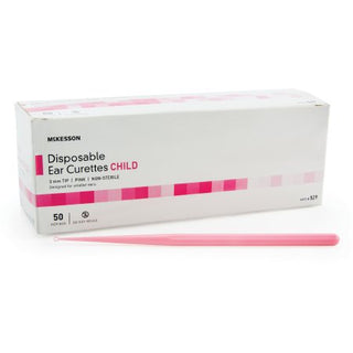 McKesson - Ear Curette Handle with Grooves 3 mm Tip Round Tip - 529