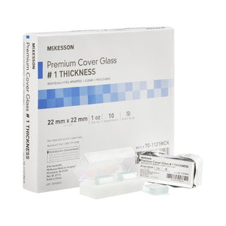 McKesson - Cover Glass Square No. 1 Thickness 22 X 22 mm - 70-1121MCK