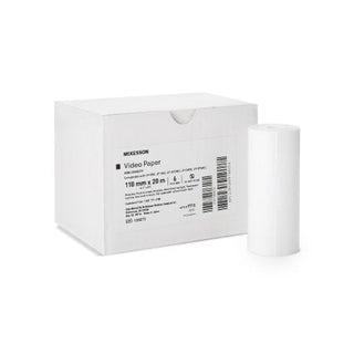 McKesson - Media Recording Paper Premium Grade Paper 110 mm x 20 Meter Roll Without Grid - 9710
