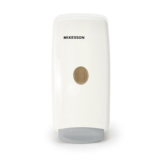 McKesson - Hand Hygiene Dispenser White Plastic Manual Push 1000 mL Wall Mount - 53-FOAM