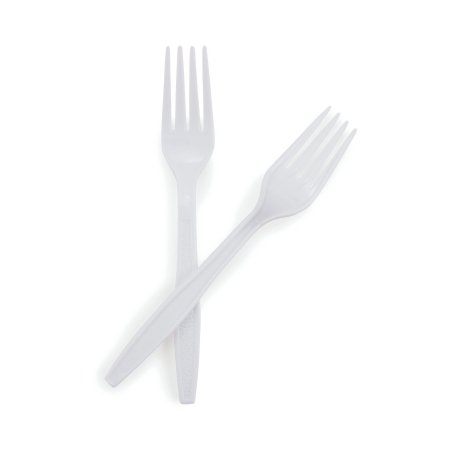 McKesson - Fork Heavy Weight White Polypropylene - 16-9000