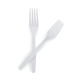 McKesson - Fork Heavy Weight White Polypropylene - 16-9000