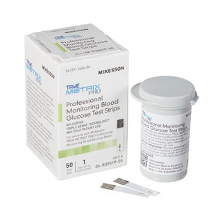 McKesson TRUE METRIX PRO - Blood Glucose Test Strips 50 Strips per Box For Professional Monitoring Blood Glucose Meter - 06-R3051P-05