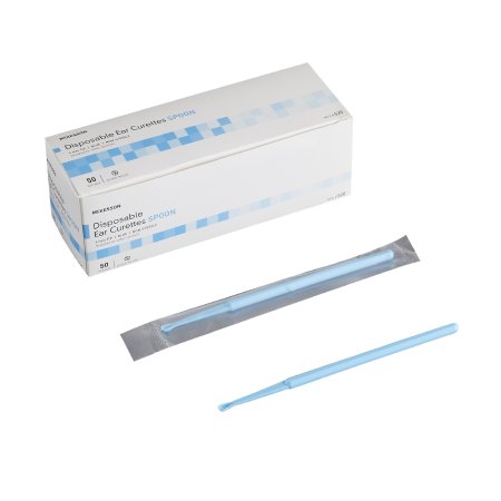 McKesson - Ear Curette Handle with Grooves 4 mm Tip Curved Tip - 520