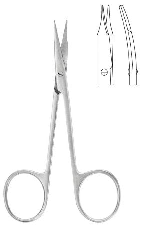 McKesson Argent - Tenotomy Scissors Stevens 4-1/8 Inch Surgical Grade Stainless Steel Finger Ring Handle - 43-1-111