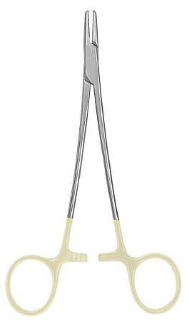McKesson Argent - Needle Holder 5 Inch Length Serrated Jaws Finger Ring Handle - 43-1-843