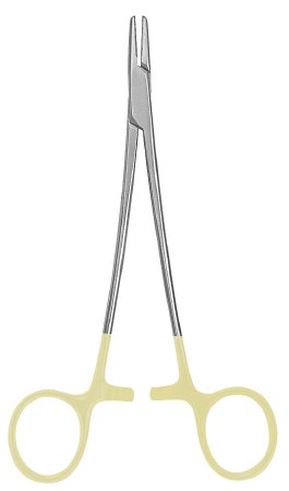 McKesson Argent - Needle Holder 6 Inch Length Serrated Jaws Finger Ring Handle - 43-1-849