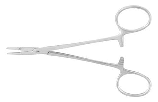 McKesson Argent - Needle Holder 4-3/4 Inch Length Serrated Jaws Finger Ring Handle - 43-1-870