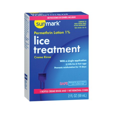 sunmark - Lice Treatment Kit 2 oz. Bottle Scented - 49348015078