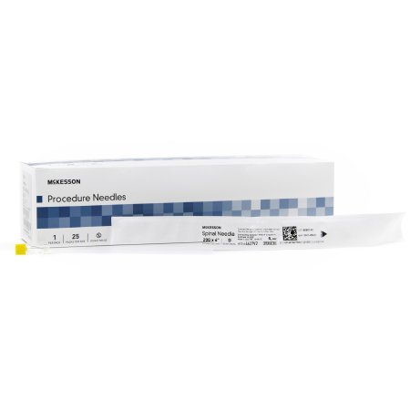 McKesson - Spinal Needle Quincke Style 20 Gauge 6 Inch - 4627V2
