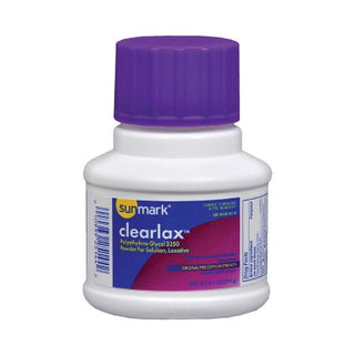 sunmark clearlax - Laxative Powder 4.1 oz. 17 Gram Strength Polyethylene Glycol 3350 - 49348089350
