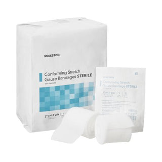 McKesson - Conforming Bandage Polyester 2 Inch X 4-1/10 Yard Roll Shape Sterile - 16-017