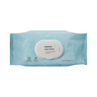 McKesson - Baby Wipe Soft Pack Aloe / Vitamin E Unscented 72 Count - WPWBABY72U