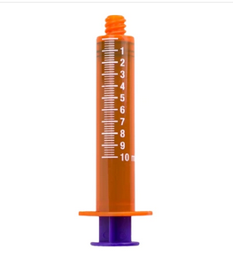Vesco - Enteral Feeding / Irrigation Syringe 20 mL Enfit Tip Amber BX/50 - VED-620