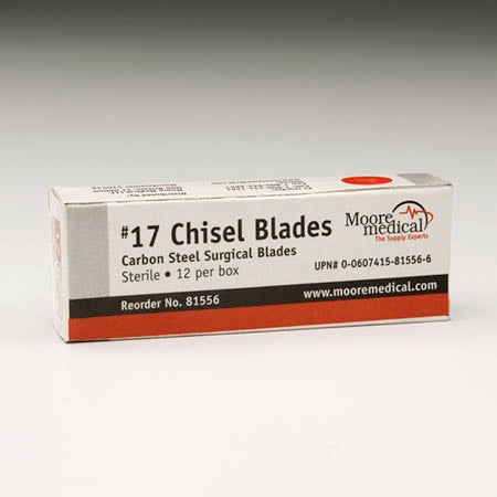 McKesson - Chisel Blade Straight Carbon Steel Sterile - MMC#312