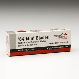 McKesson - Surgical Blade Carbon Steel No. 64 Sterile Disposable Individually Wrapped - MMC#64