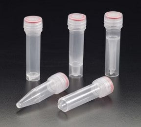 Simport T335 Micrewtube with O-Ring Seal and Flat Screw Cap - MICREWTUBE .5ML FT SS 0RING NON PRINT. S - Case of 500 - T335-2S