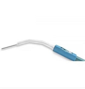 Covidien Vital Vue Single-Use Instruments - Vital Yankauer with Extension, Metal Suction, 12 Fr - 8886828206