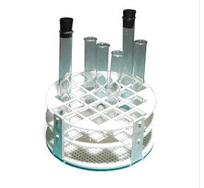 United Scientific Round Plastic Test Tube Rack - RACK, TEST TUBE, PLAS ...