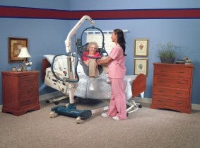 Invacare - Toileting Sling With Head and Neck Support 6 Strap Medium 450 lbs. Weight Capacity - 2478445