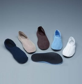 Posey Nonskid Patient Slippers - Nonskid Slippers, Brown, Medium / Large - 6240ML