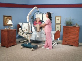 Invacare - Universal High Sling With Head and Neck Support 4 Strap Medium 500 lbs. Weight Capacity - 2483778