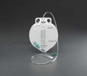 CR Bard Drainage Bags - Anti-Reflux Urinary Drainage Bags with Flexible Hook, 2,000 mL - 802001