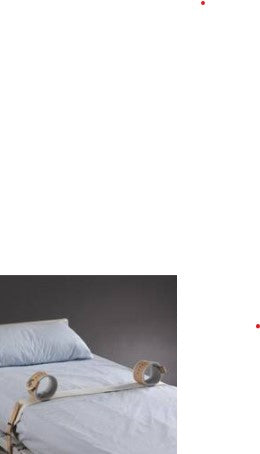 Posey Locking Bed Ankle Restraint, Connected Set One Size Fits Most Metal Post Lock Without Straps - 2213