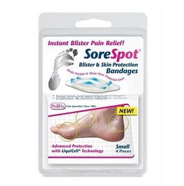Pedifix Bandage Spot Liquid Sorespot Blister & Skin Protection Small Clear 4/Pk - P810-S