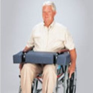 Posey Lap Hugger For Full Arm Wheelchair Fits 16-20" Width Wheelchair, 2" Thick Blue Each - 6515T