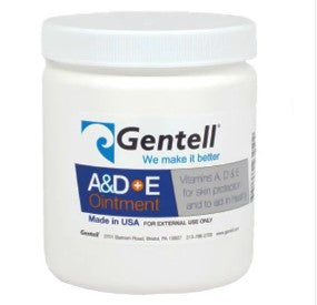 Gentell A&D+E - A & D Ointment 16 oz. Jar Medicinal Scent Ointment - GEN-23460