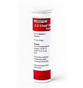 RPC E-Z Chek Blood Leak Test Strip - E-Z Chek Blood Leak Test Strips, 25/Bottle - K100-0114