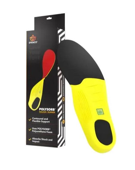 Spenco Polysorb Walker/Runner Insole Size 4 - 3838504