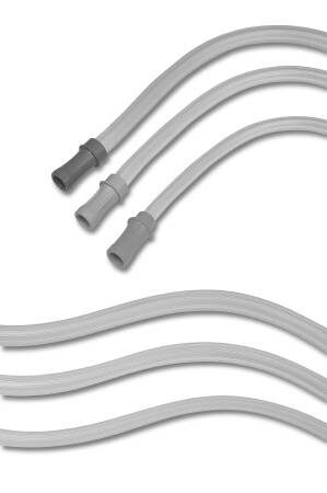 Conmed Connector Tubing 6 Foot Length 3/16 Inch ID Sterile Female Connector Clear Smooth OT Surface NonConductive Plastic - 36480